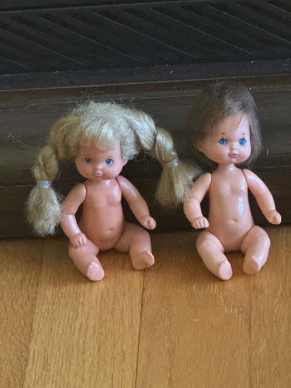 Vintage Mattel 1976 Heart Family Baby Toddler Twins Doll Lot